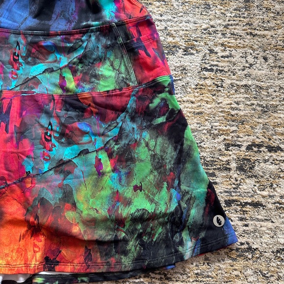 Dona Jo skirt Multicolor Skort Tennis Pickleball Golf, size M - Picture 2 of 3